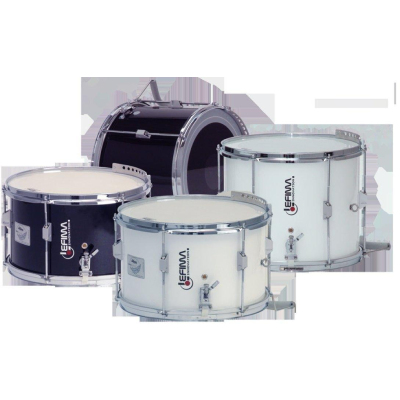 MP-PUL-1412-2HM Paradetrommel schwarz MP-PUL-1412-2HM Paradetrommel schwarz