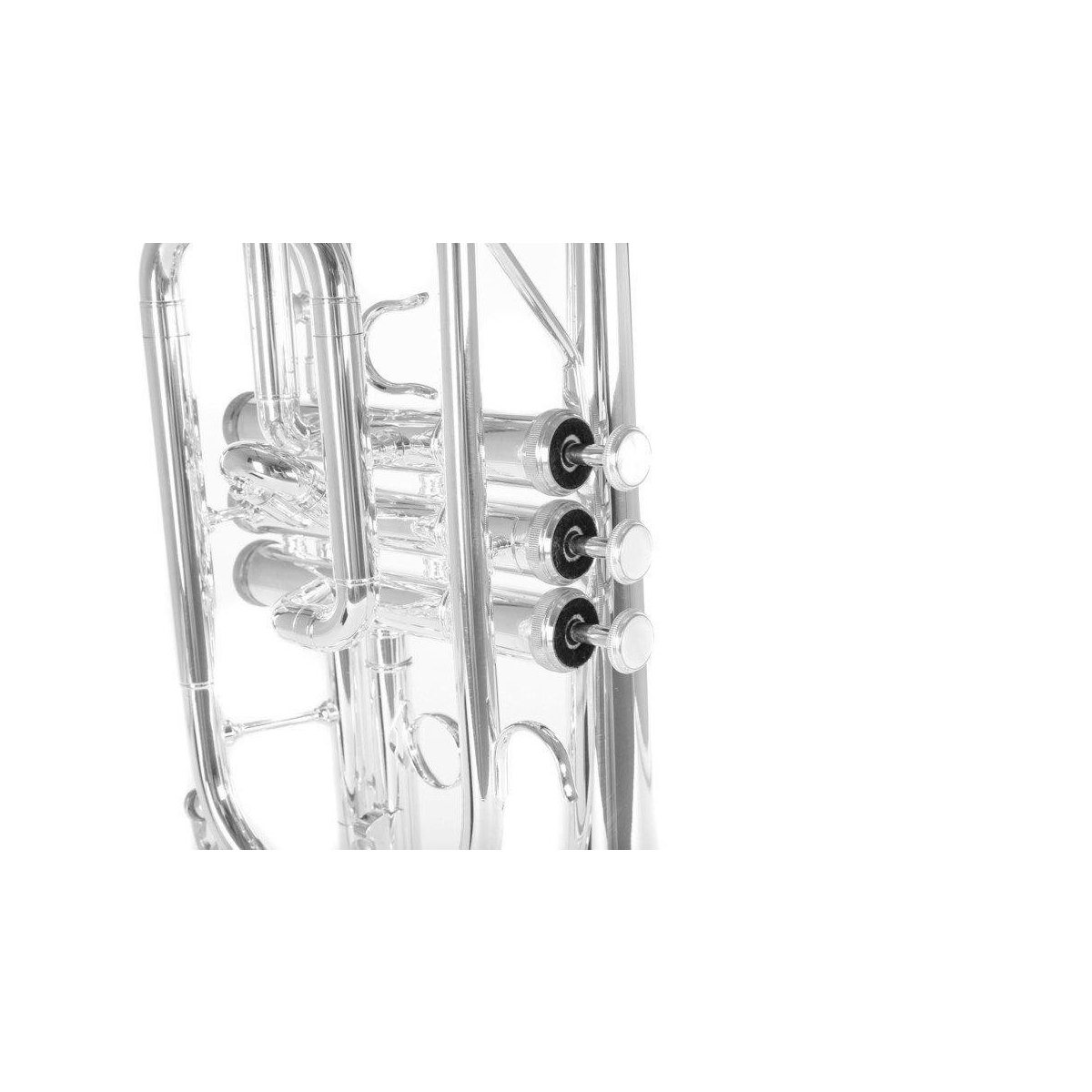 Kornett CR-202S versilbert mit Etui Kornett CR-202S versilbert mit Etui