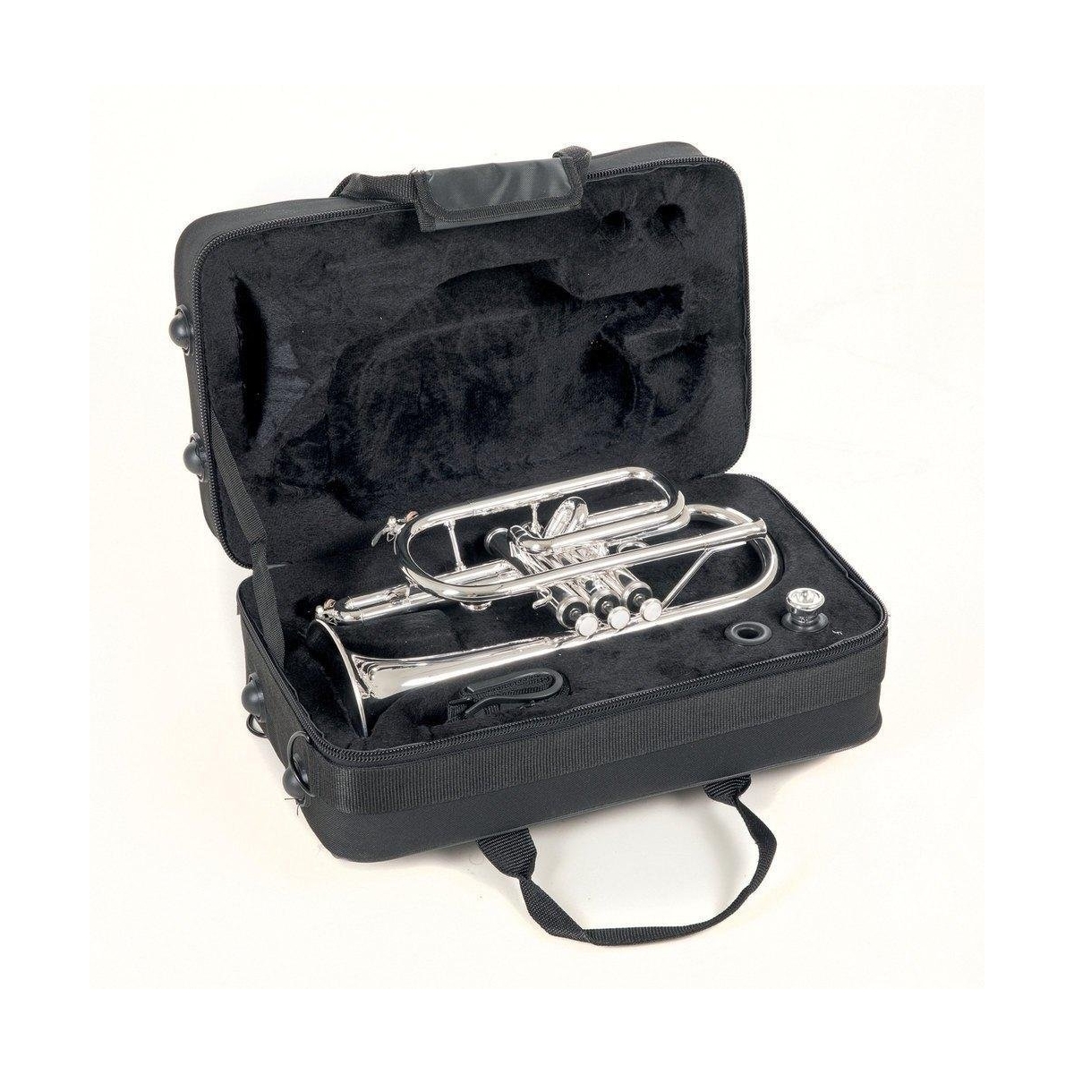 Kornett CR-202S versilbert mit Etui Kornett CR-202S versilbert mit Etui