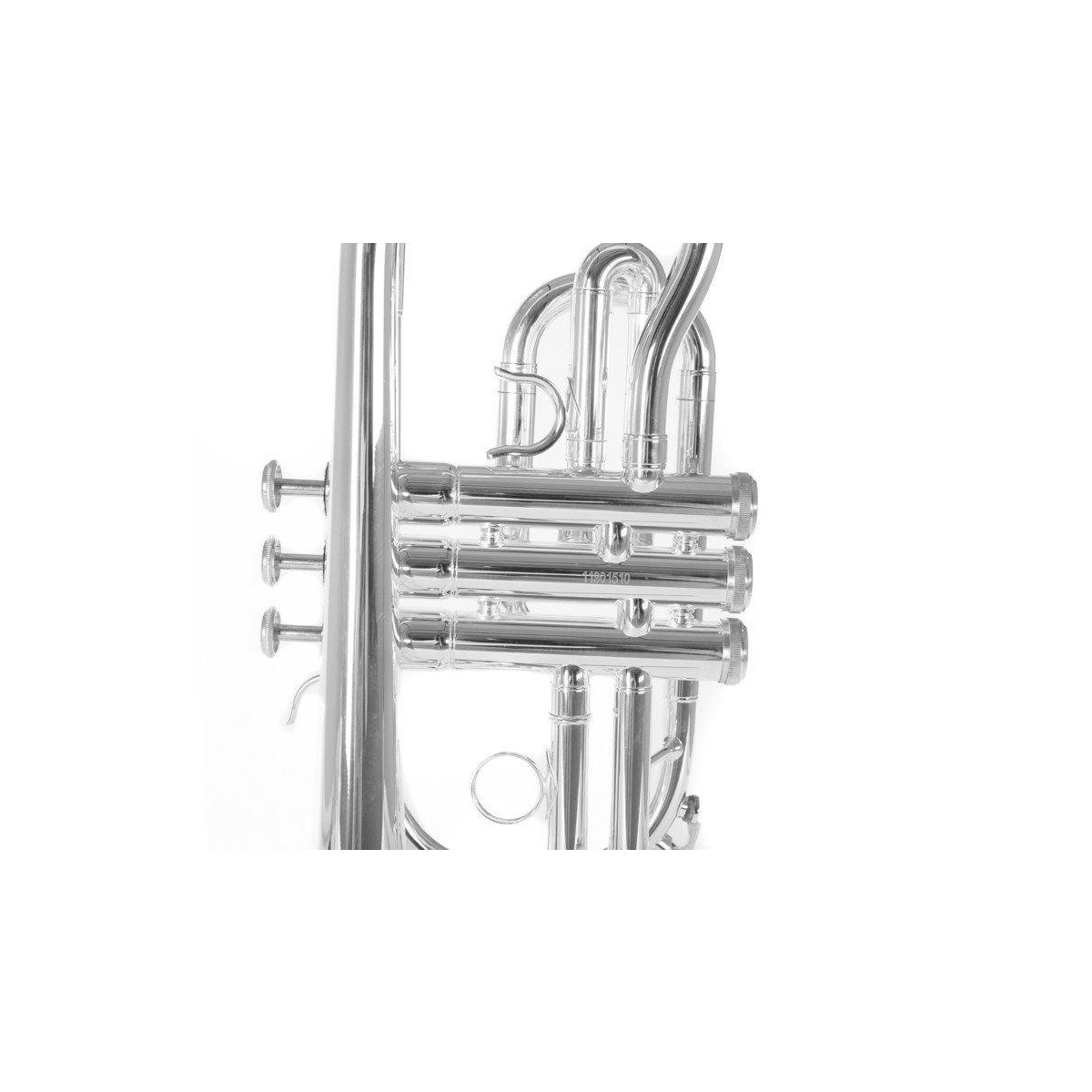 Kornett CR-202S versilbert mit Etui Kornett CR-202S versilbert mit Etui