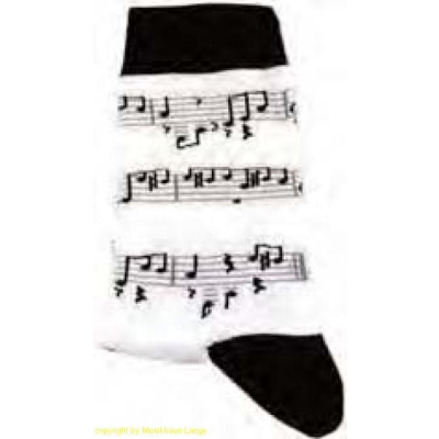 Socken Noten schw/weiß 43/45 SOCC Socken Noten schw/weiß 43/45 SOCC