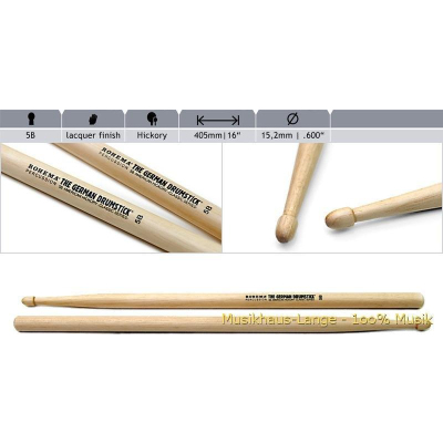 61324 Sticks 5B Hickory lackiert 61324 Sticks 5B Hickory lackiert