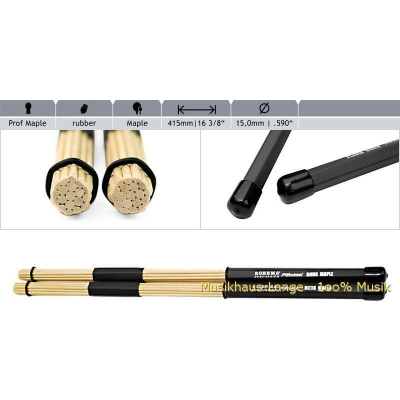 613654 Rods Spezial PVC-Griff Maple 613654 Rods Spezial PVC-Griff Maple