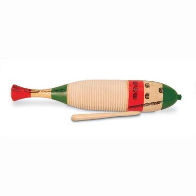CP 249A Guiro Holz, zylindrisch, Fischform CP 249A Guiro Holz, zylindrisch, Fischform