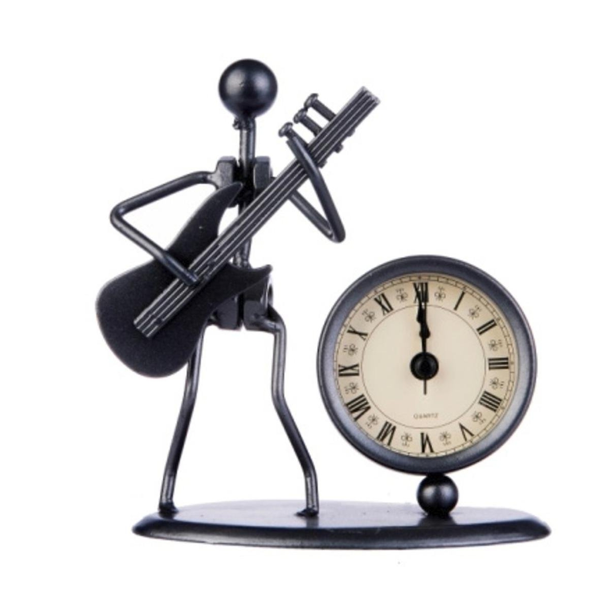 980706 Skulptur mit Uhr Gitarre 980706 Skulptur mit Uhr Gitarre