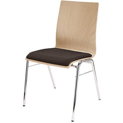 13410 Stapelstuhl Buche natur Sitzpolster