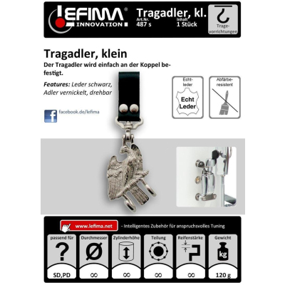 ZH-ADL-L0KL-SDS Adler klein schwarz ZH-ADL-L0KL-SDS Adler klein schwarz