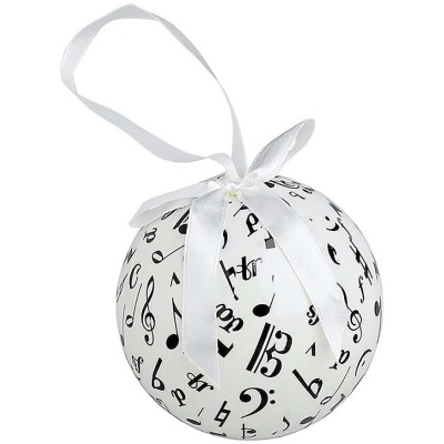 Christbaumkugel Musiksymbole