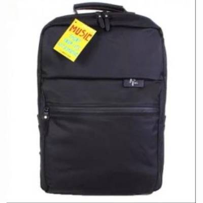 Flötenrucksack schwarz