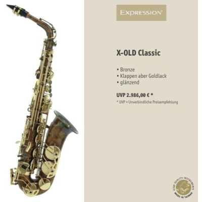 Altsaxophon X-Old Classic Altsaxophon X-Old Classic
