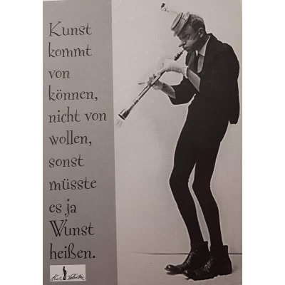 Postkarte MB-MT-0821-307 Kunst kommt von