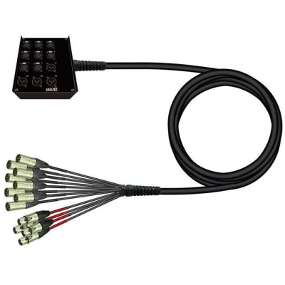 8/4 Stagebox-XLR Peitsche 30 Meter