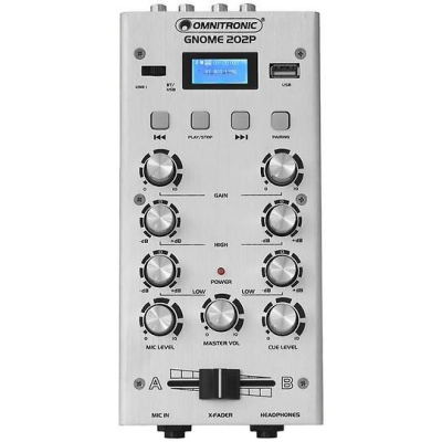 GNOME-202P Mini Mixer silber GNOME-202P Mini Mixer silber