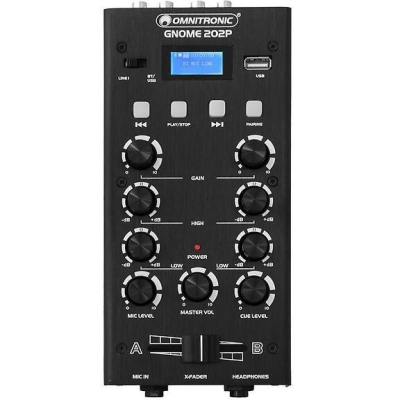 GNOME-202P Mini Mixer schwarz GNOME-202P Mini Mixer schwarz