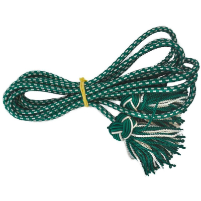 instrumentenschnur grün/weiss 4m