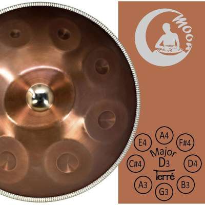 Handpan Moon II D-Major-Stimmung Handpan Moon II D-Major-Stimmung