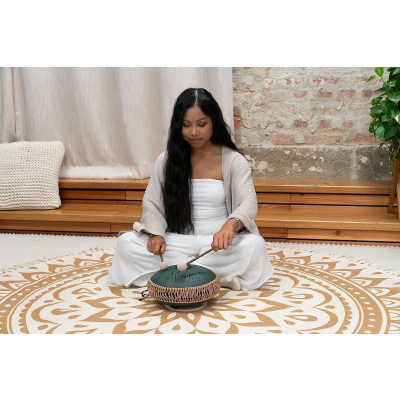 Medium Octave Tongue Drum Grün FIS Moll