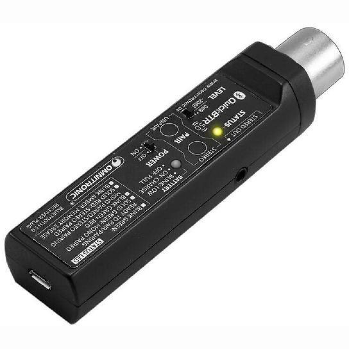 QuickBTR5.0 AptX Bluetooth XLR