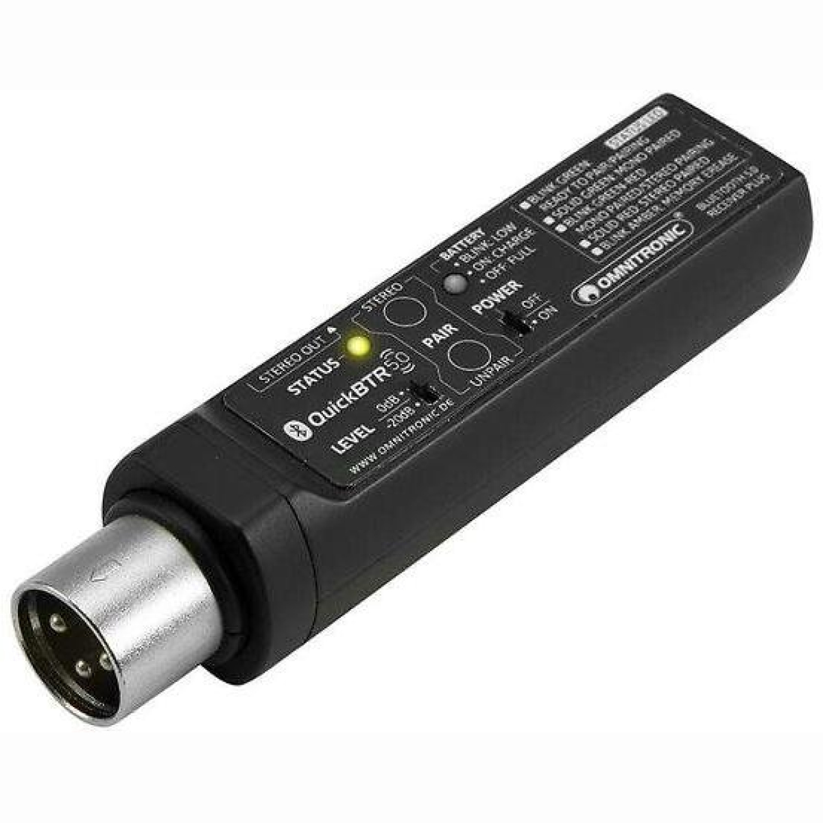 QuickBTR5.0 AptX Bluetooth XLR