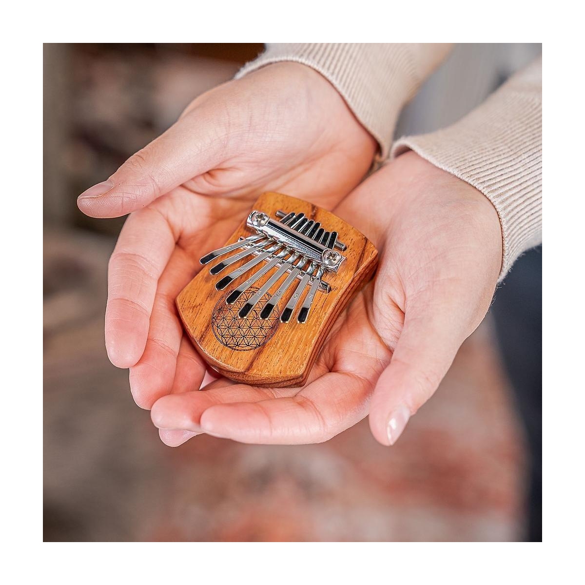 KL802FOL Kalimba 8 Töne Red Zebrawood KL802FOL Kalimba 8 Töne Red Zebrawood