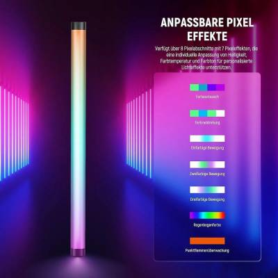 TL60 RGB LED Stablicht TL60 RGB LED Stablicht