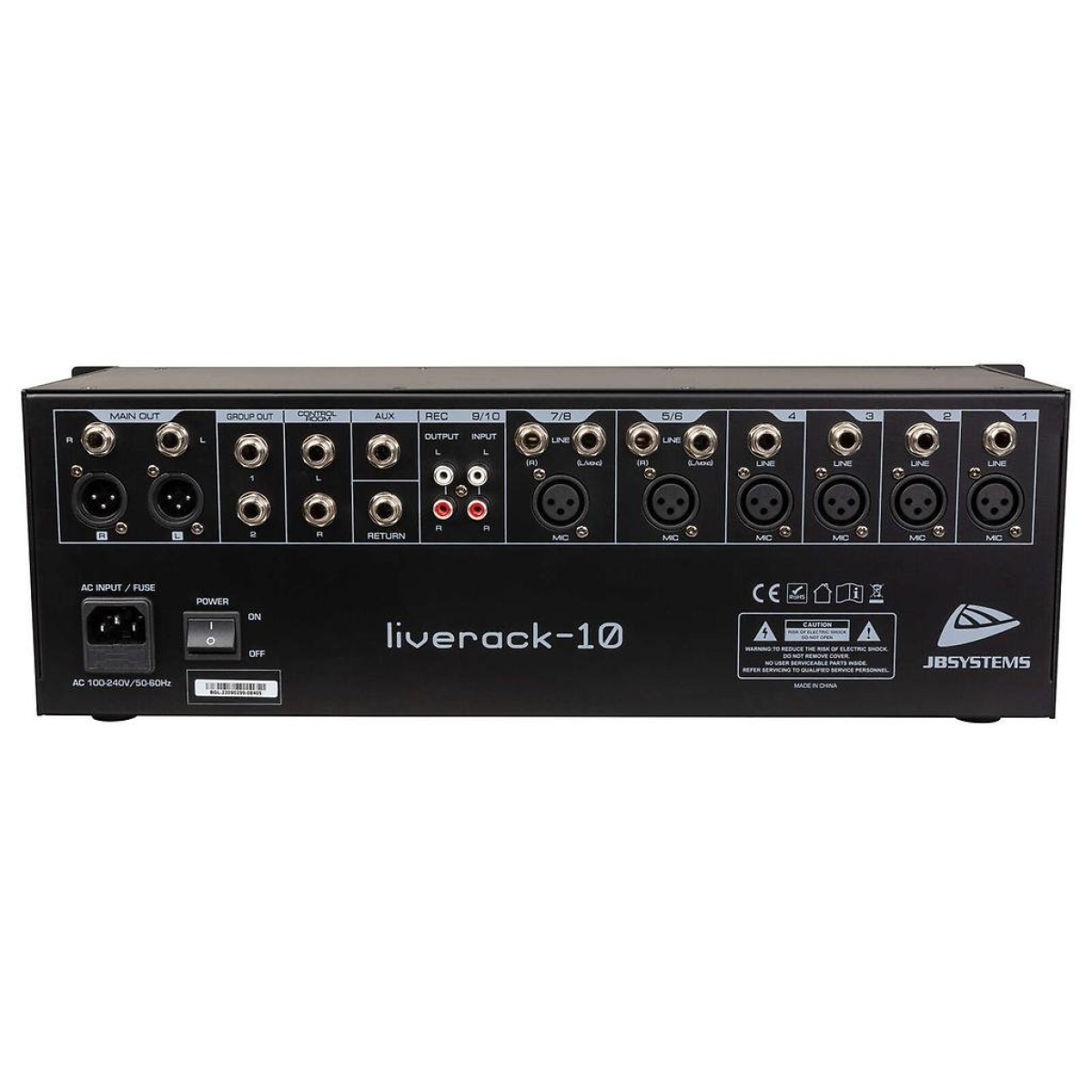 Systems Liverack 10 Kanal Mischpult
