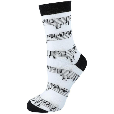 Socken Noten weiß 39/42 SOBB Socken Noten weiß 39/42 SOBB