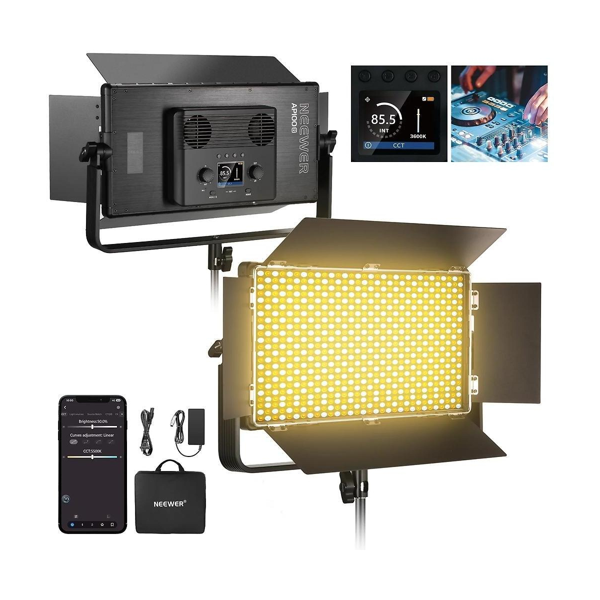 AP150B Bi-Color DMX LED Panel 150 Watt AP150B Bi-Color DMX LED Panel 150 Watt