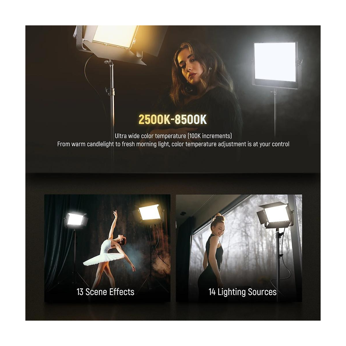 AP150B Bi-Color DMX LED Panel 150 Watt AP150B Bi-Color DMX LED Panel 150 Watt