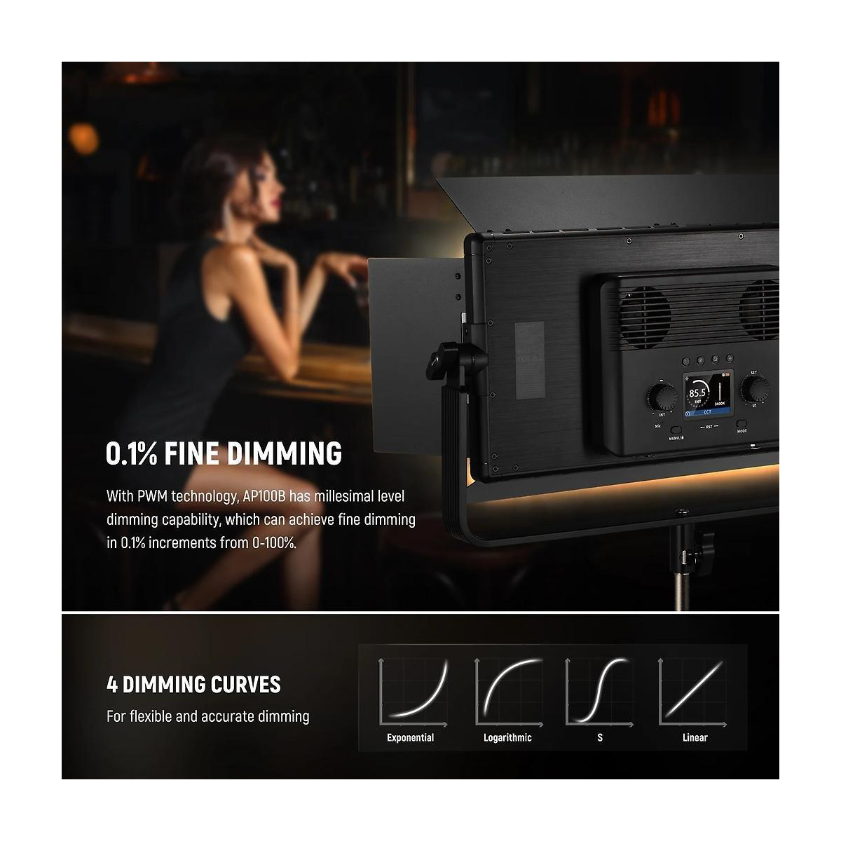 AP150B Bi-Color DMX LED Panel 150 Watt AP150B Bi-Color DMX LED Panel 150 Watt