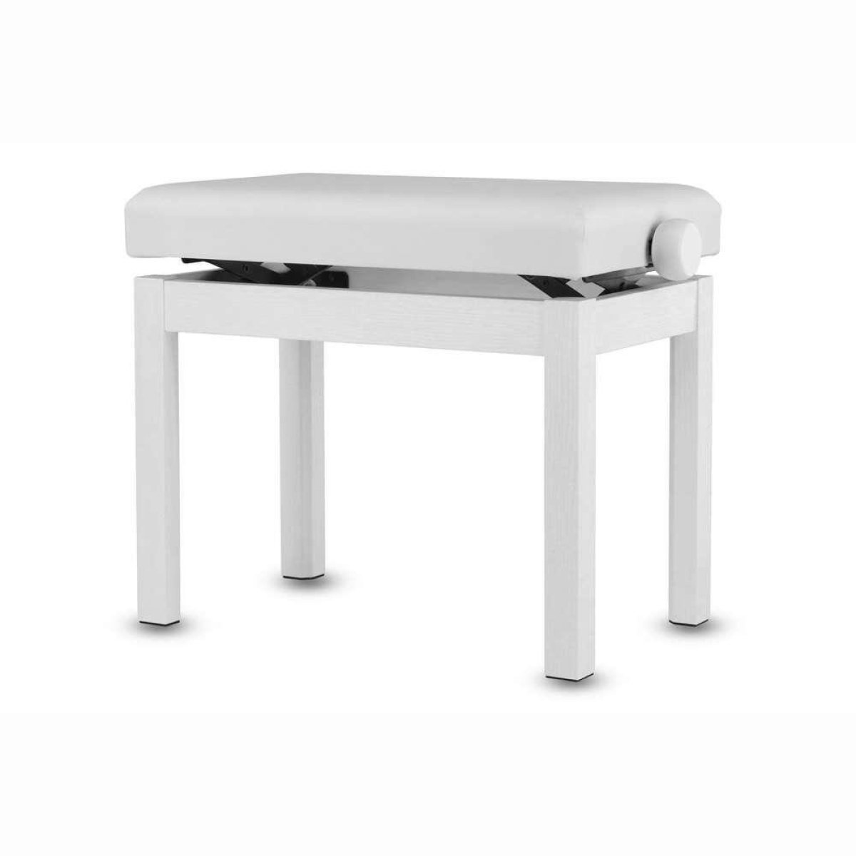 F900.542 Klavierbank weß matt/weiß