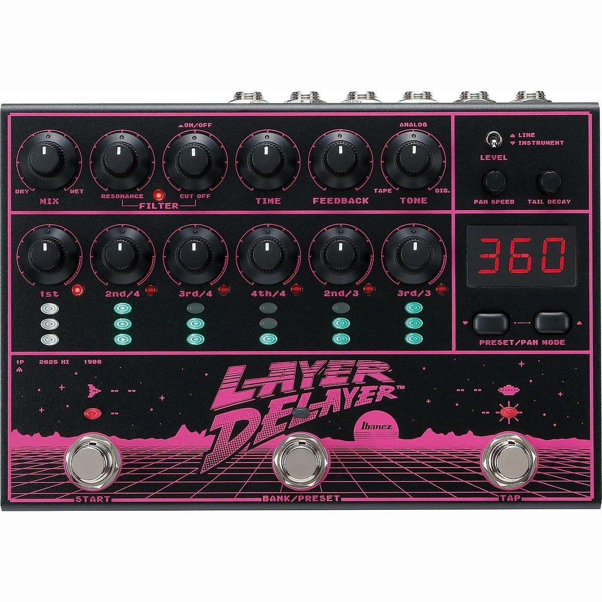 LD303 Multi Delay Effektpedal