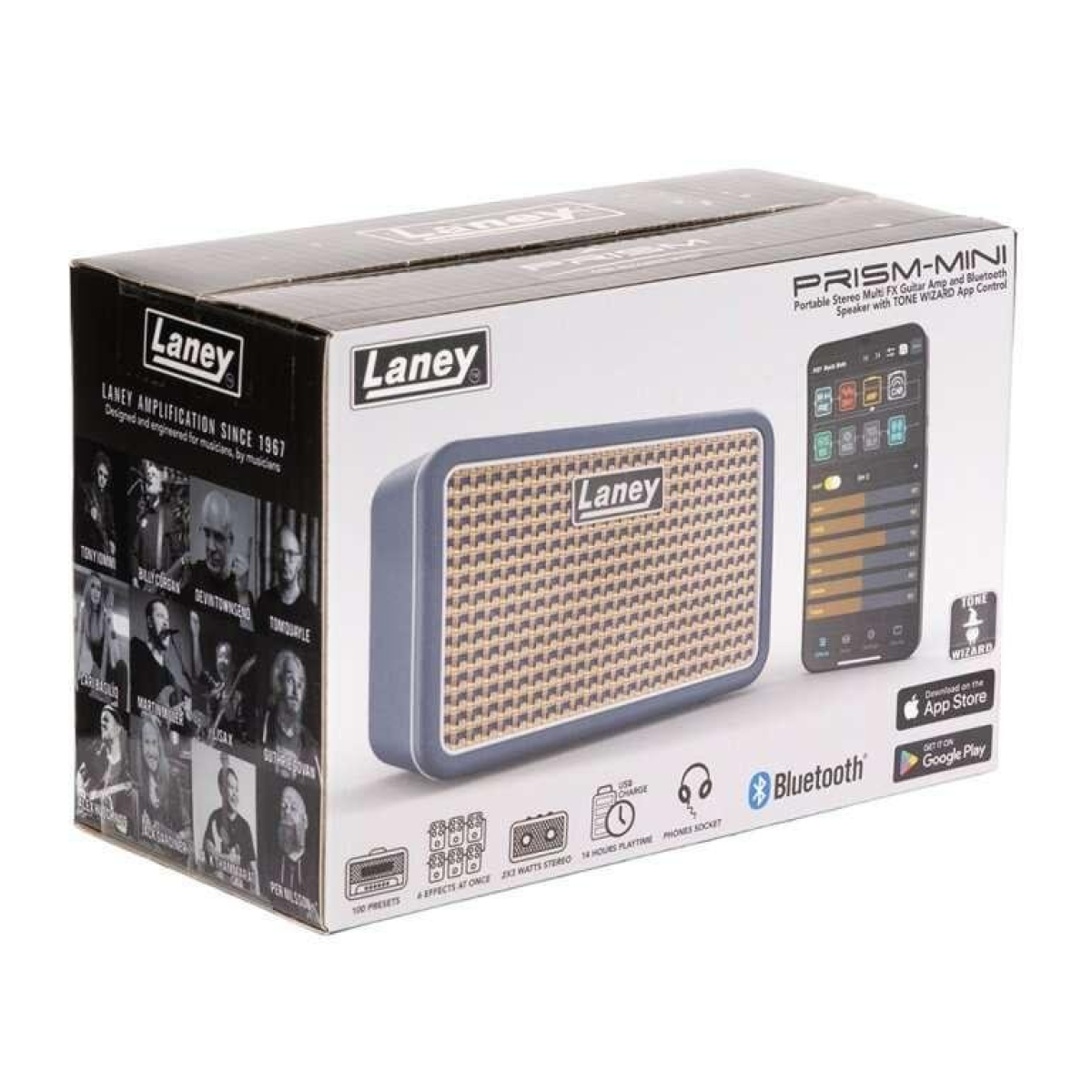 PRISM-Mini-BL Mini Desktop Amp Blue